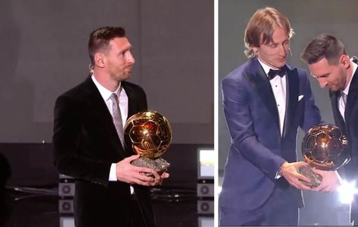 Luka Modric and Messi