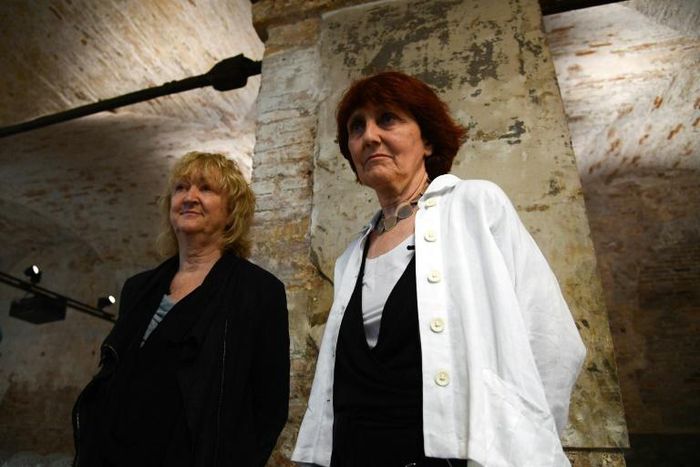 Yvonne Farrell (L) and Shelley McNamara, pictured in 2018, are the first female duo and first Irish citizens to win the award