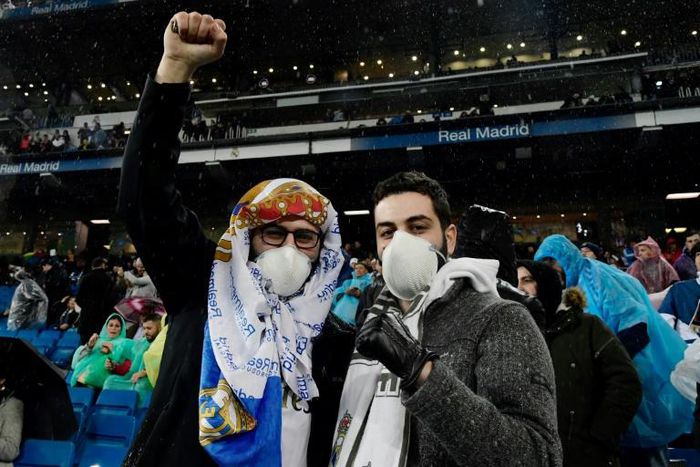 The second leg of Real Madrid's Champions League last 16 tie at Manchester City has been postponed after Madrid players were put into quarantine