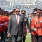 Mutharika at his inauguration last May -- his re-election has been annulled by the Constitutional Court because of voting irregularities