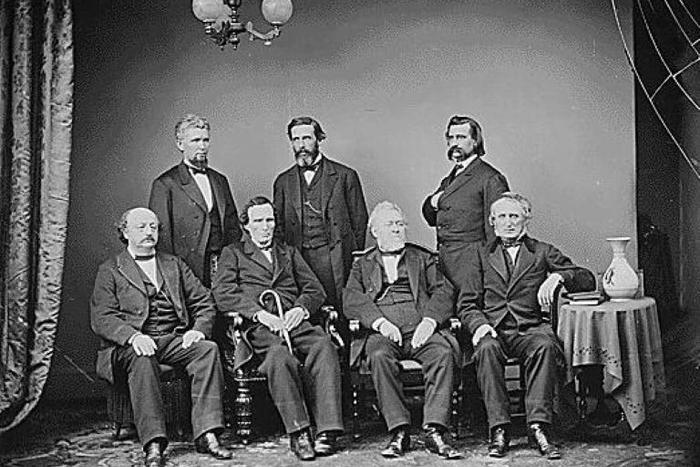 Members of the US House of Representatives who managed the impeachment case against president Andrew Johnson in 1868