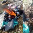 Lady gives life to Christ, burn her makeup kit, wigs and trousers after motorcyclist’s preaching (photos)
