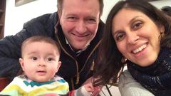 Nazanin Zaghari-Ratcliffe, pictured with her husband Richard and daughter Gabriella in 2016, has been given a temporary furlough from prison