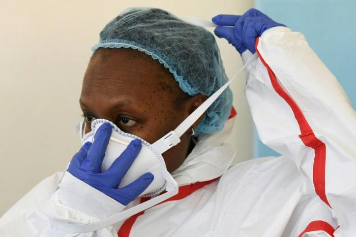 Kenyan health workers are making preparations for potential virus cases