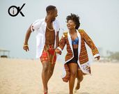 Okyeame Kwame and his wife, Annica