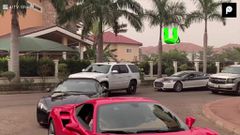 #Kency2020 How Despite's Son Kennedy Osei Arrived at His Engagement..