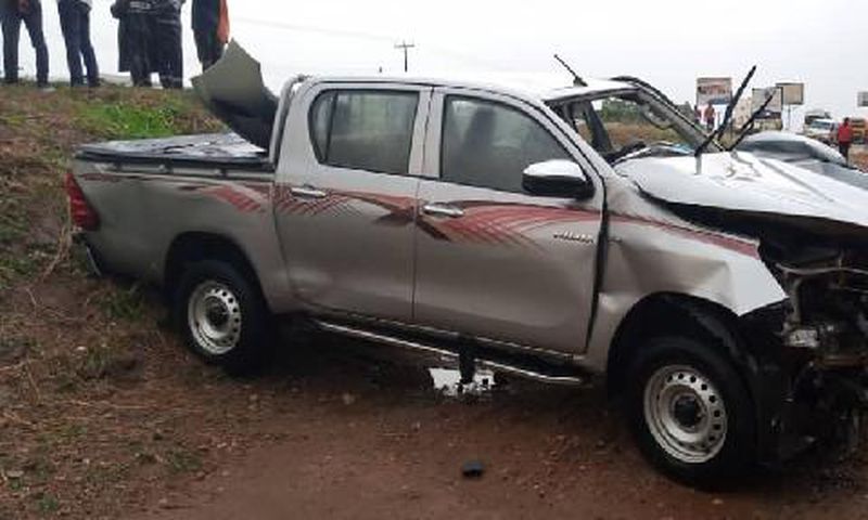 Davis Opoku Ansah accident car