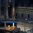 In a historic first, the pope said prayers to an empty Saint Peter's Square