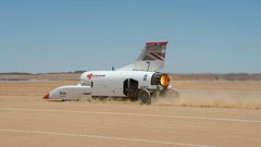 The "Bloodhound" is gearing up to try to break the current land speed record