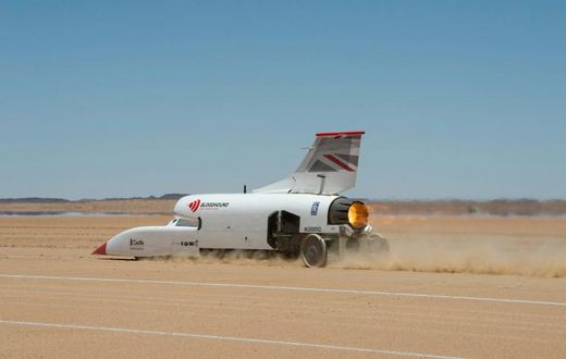 The "Bloodhound" is gearing up to try to break the current land speed record
