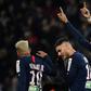 Star man: Kylian Mbappe celebrates after scoring on Wednesday