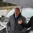 Alex Ferguson attends the funeral of former Manchester United goalkeeper Harry Gregg