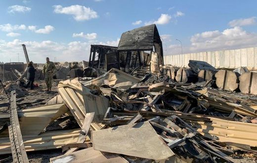 Extensive damage at Ain al-Asad military airbase used by US and other foreign troops in the western Iraqi province of Anbar after Iran last week launched a wave of missiles at the sprawling desert facility