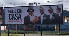Nana Otafrija Pallbearers photo show up in Brazil billboard