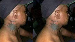 Man tattoos COVID-19 on his body