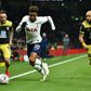 Gedson Fernandes (centre) will start for just the second time for Tottenham against Leipzig