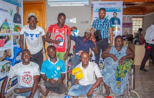 Police officer enrolls physically challenged onto NHIS