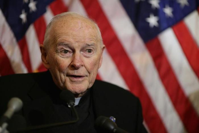 Theodore McCarrick, pictured in Washington in 2015, about three years before he became the first Roman Catholic cardinal ever to be defrocked for sex abuse