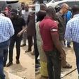 Video shows Nigerian officials shaking feet instead of hands to avoid Coronavirus (video)