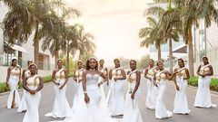 Tracy Asante Osei and her beautiful bridesmaids