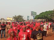 Demo ongoing