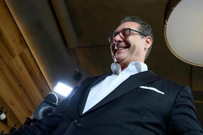 In hidden-camera footage Heinz-Christian Strache, pictured in October 2019, appeared to offer public contracts to a woman posing as the niece of a Russian oligarch, in return for campaign help