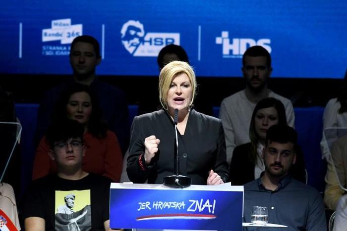 Croatian President Kolinda Grabar Kitarovic is the country's youngest head of state