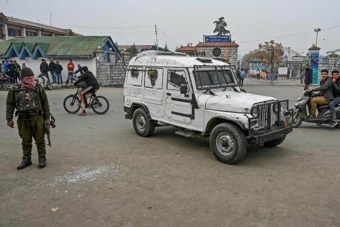 Suspected militants staged two grenade attacks in Kashmir, a police official said