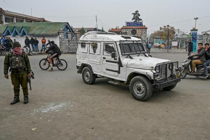Suspected militants staged two grenade attacks in Kashmir, a police official said