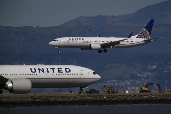 United Airlines, whose fleet mainly consists of Boeing planes (similar to the 737 MAX planes pictured), placed an order for 50 Airbus A321XLR aircraft