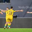 James Forrest (right) scored twice as Celtic beat Livingston 4-0