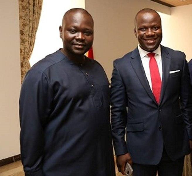 Francis Asenso Boakye (Left) and Samuel Abu Jinapor