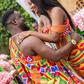 Sarkodie and Tracy take traditional Kente wedding to a new fashion level