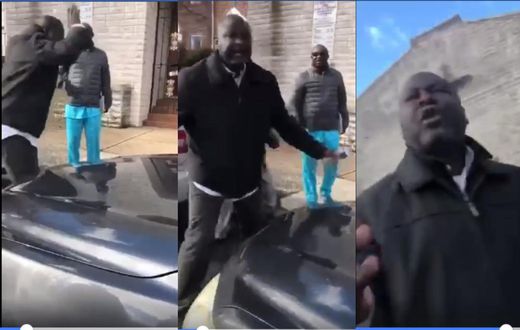 “You fu*ked my wife and still want to fu*k my daughter?” angry father storms church to shake pastor (video)