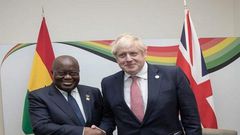 Nana Addo and Boris Johnson
