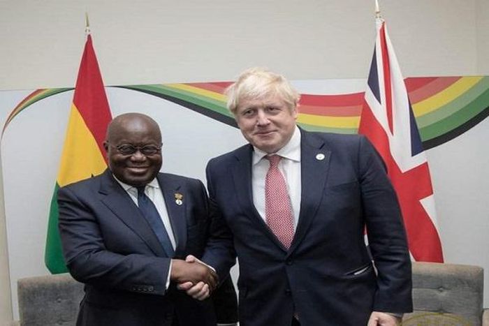 Nana Addo and Boris Johnson