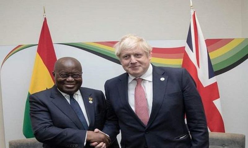 Nana Addo and Boris Johnson