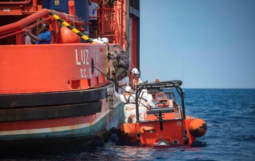 Spain's Salvamento Maritimo rescue service said 95 people were rescued on Boxing Day, following around 200 on Christmas Day