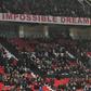 No hope: Manchester United fans left early during Wednesday's 2-0 defeat to Burnley