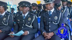 Police junior command course graduate