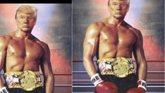 President Trump shares ‘macho body’ as he prepares to 'knock out' impeachment plotters