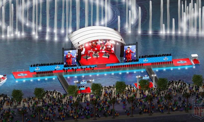 This Year's NFL Draft Will Have a Stage on Water