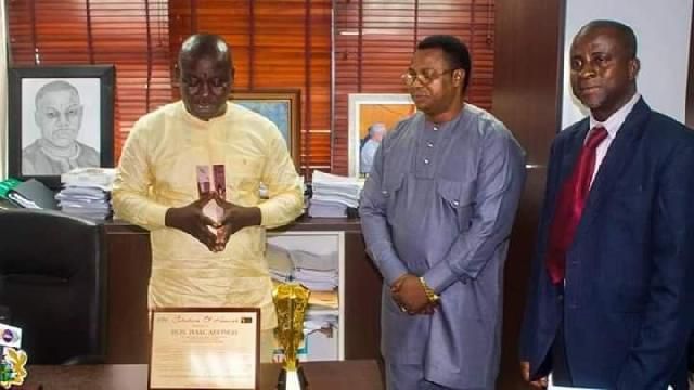 Isaac Adongo honoured