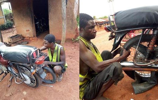 “I lost my sight but not my manhood” – Blind vulcaniser with 7 children
