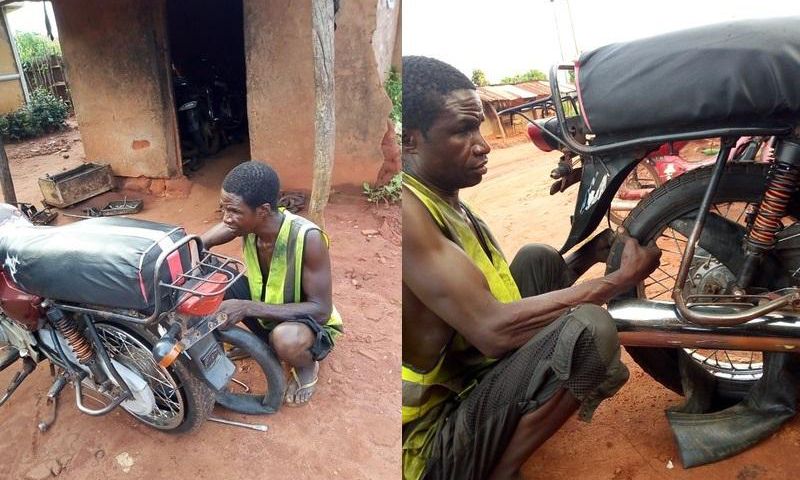 “I lost my sight but not my manhood” – Blind vulcaniser with 7 children
