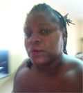 Edith Efua Chidi's swollen face after one of the many assaults on her.