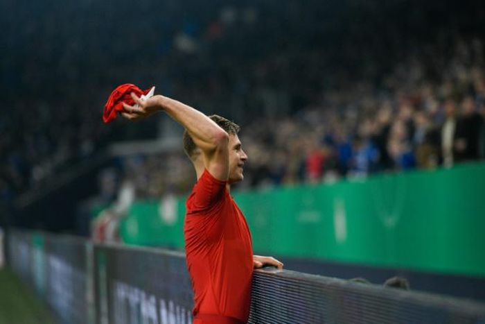 Joshua Kimmich's first-time effort was enough for Bayern Munich to progress