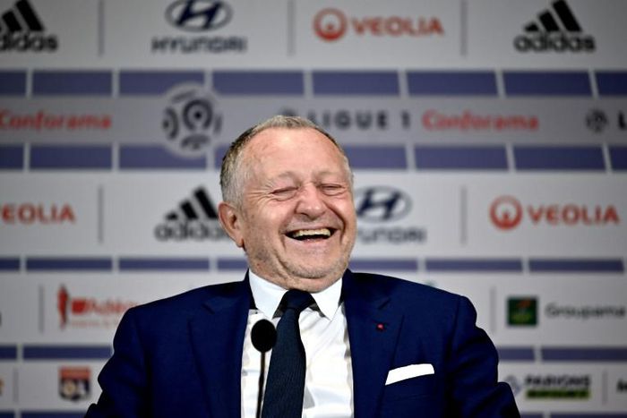 Jean-Michel Aulas, the Lyon president, said the French season should be wiped out