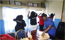 Brave commercial sex workers make donations to police stations