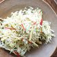 Mustardy cabbage and apple-slaw